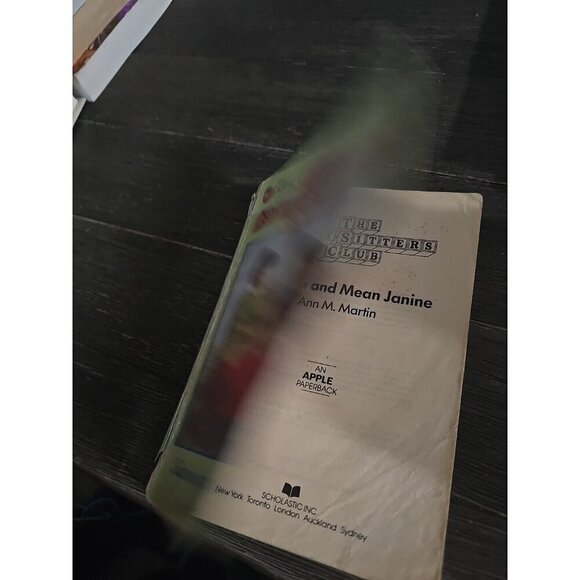 Vintage The Baby-Sitters Club #7 Claudia & Mean Janine Paperback - Picture 4 of 5